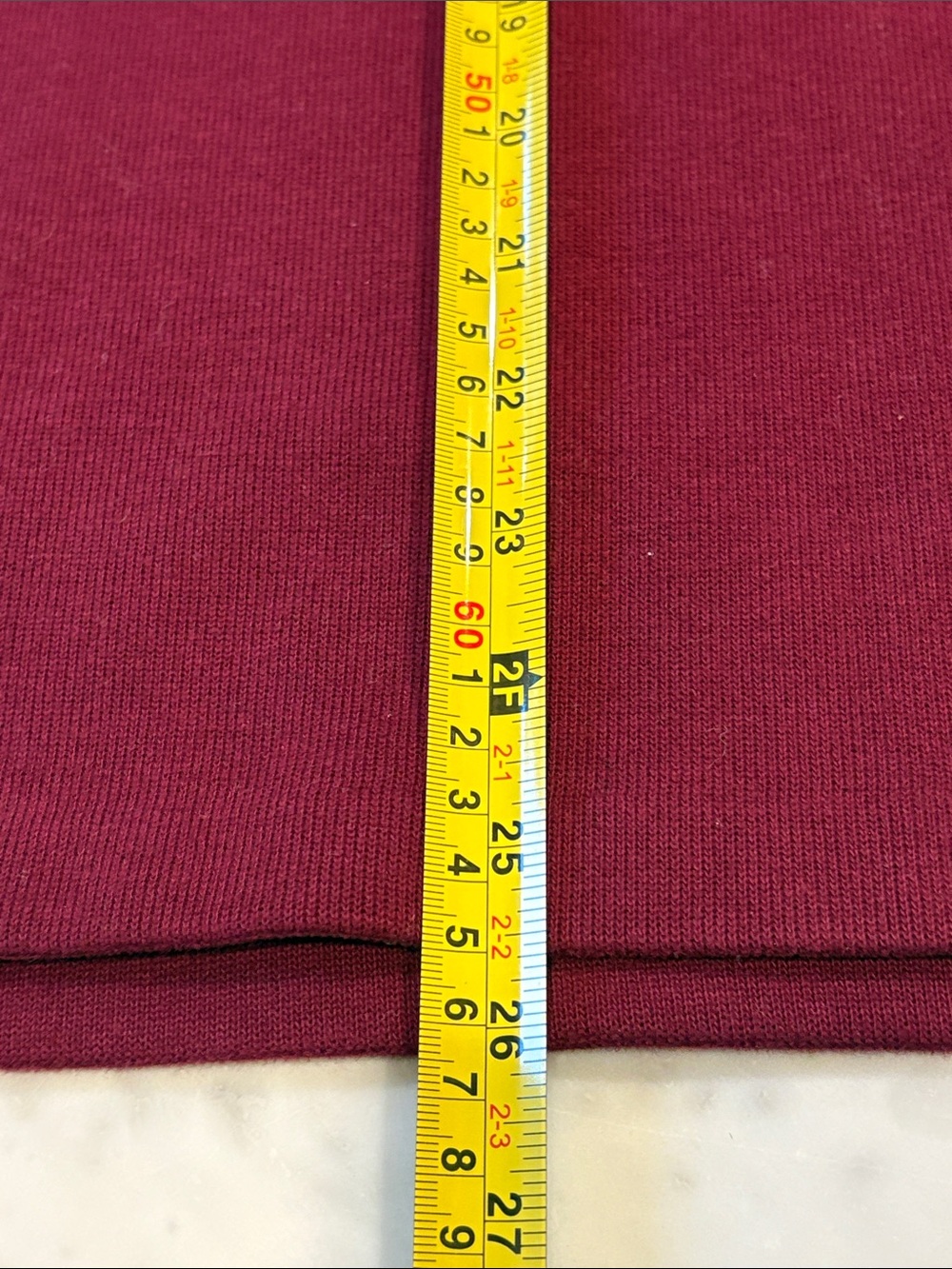 Like New, Ralph Lauren, Estate-Rib Quarter-Zip Pullover, Classic Wine, Size Med - Picture 9 of 11